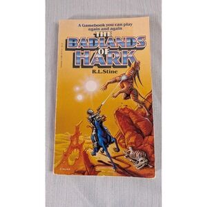 The Badlands of Hark R.L. Stine 1985 Scholastic Sci-Fi Gamebook Vintage Rare